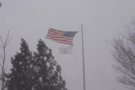 Winds gusted to 60 mph on Sunday morning, January 23, 2005 in Providence